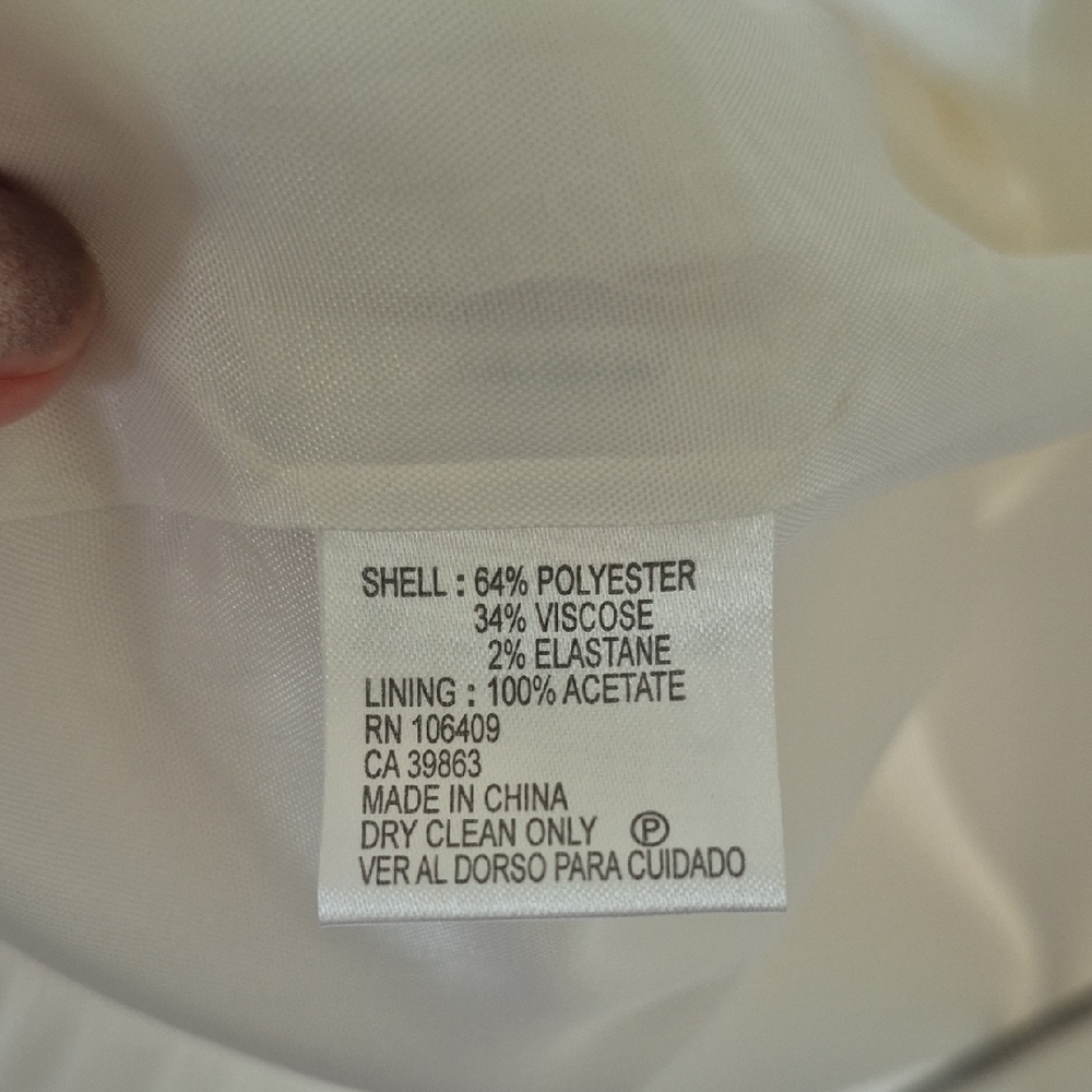 ANTONIO MELANI White Cap Sleeve Midi Dress - Picture 9 of 10